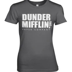 Dunder Mifflin Inc. Logo Girly Tee