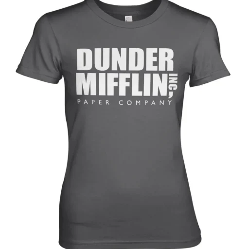 Dunder Mifflin Inc. Logo Girly Tee