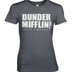 Dunder Mifflin Inc. Logo Girly Tee