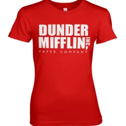 Dunder Mifflin Inc. Logo Girly Tee