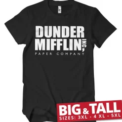 Dunder Mifflin Inc. Logo Organic Big & Tall T-Shirt