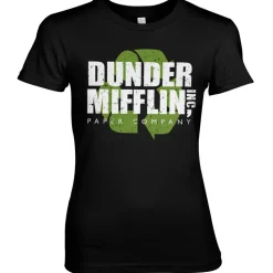 Dunder Mifflin Recycle Logo Girly Tee