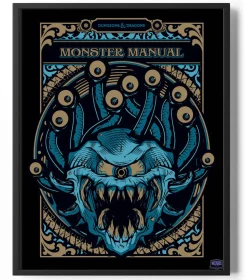 Dungeons & Dragons - Monsters Manual Poster