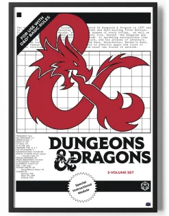 Dungeons & Dragons 3 Volume Set Poster