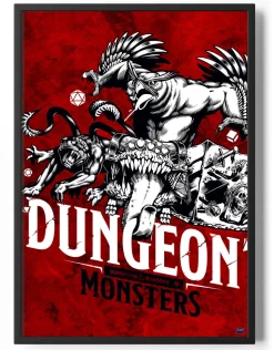 Dungeons Monsters Poster