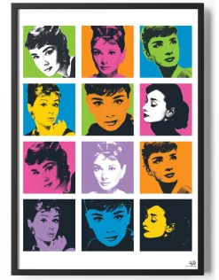 Duotone Audrey Poster