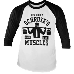 Dwight Schrute's Gym Baseball Long Sleeve Tee