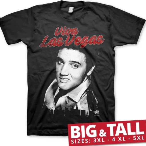 Elvis - Viva Las Vegas Big & Tall T-Shirt