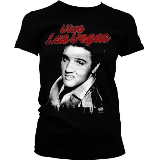 Elvis - Viva Las Vegas Girly Tee