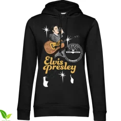 Elvis On Toes Girly Hoodie