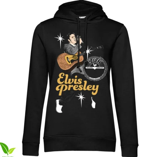 Elvis On Toes Girly Hoodie