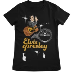 Elvis On Toes Girly Tee