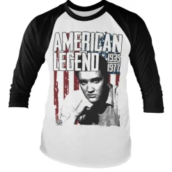 Elvis Presley - American Legend Baseball Long Sleeve Tee