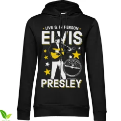 Elvis Presley - Live & In Person Girly Hoodie