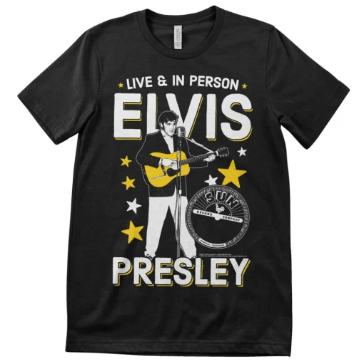 Elvis Presley - Live & In Person T-Shirt