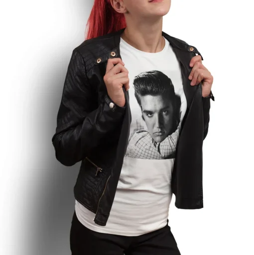 Elvis Presley - Love Me Tender Portrait Girly Tee