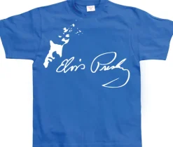 Elvis profil/autograf T-Shirt