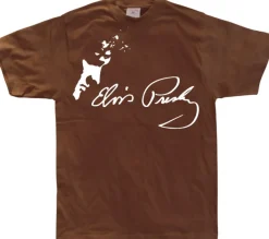 Elvis profil/autograf T-Shirt