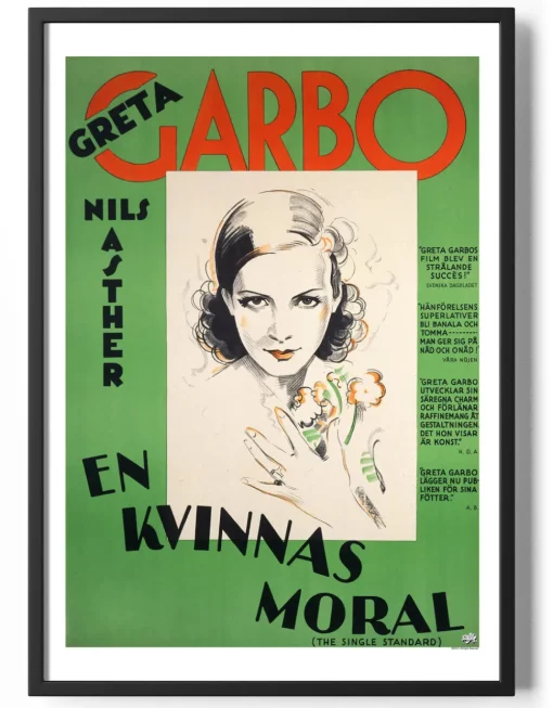 En Kvinnas Moral Film Poster
