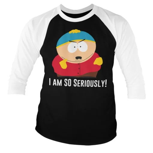 Eric Cartman - I Am So Seriously Baseball 3/4 Sleeve Tee