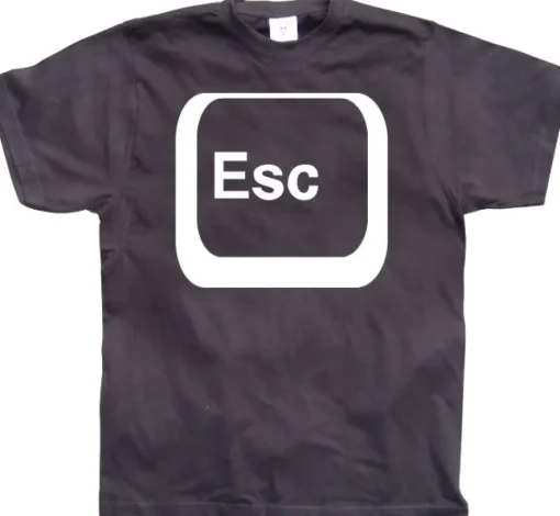 Escape Button T-Shirt