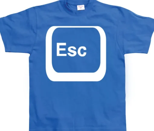 Escape Button T-Shirt