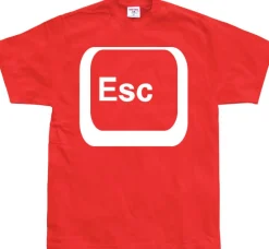 Escape Button T-Shirt