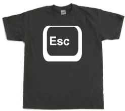 Escape Button T-Shirt