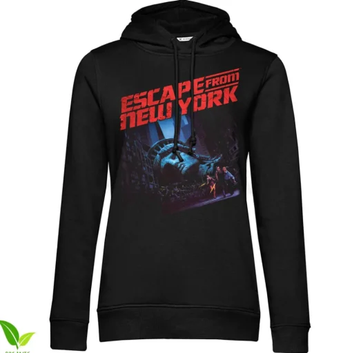 Escape From New York Poster Girls Hoodie