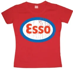 Esso Distressed Girly T-shirt