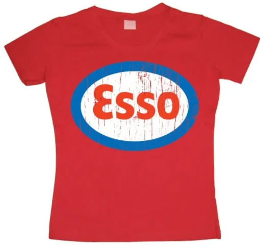 Esso Distressed Girly T-shirt
