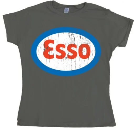 Esso Distressed Girly T-shirt