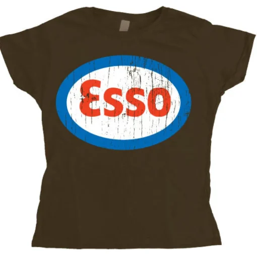 Esso Distressed Girly T-shirt