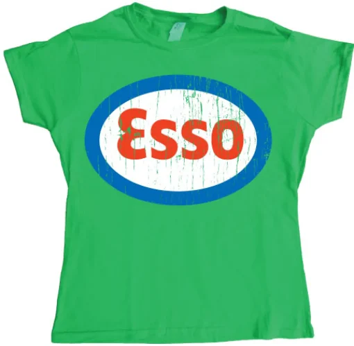 Esso Distressed Girly T-shirt