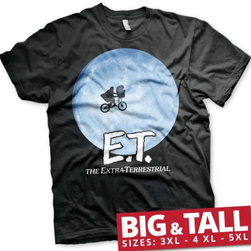 E.T. Bike In The Moon Big & Tall T-Shirt