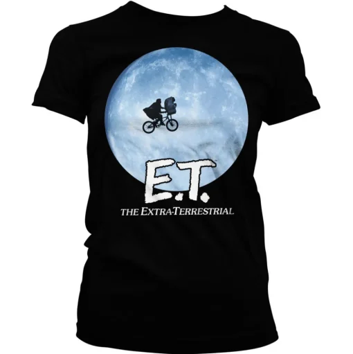 E.T. Bike In The Moon Girly Tee