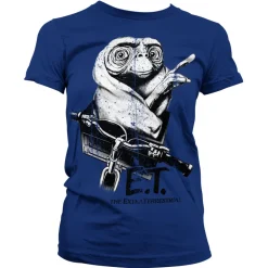 E.T. Biking Distressed Girly Tee