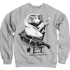 E.T. Biking Distressed Sweatshirt