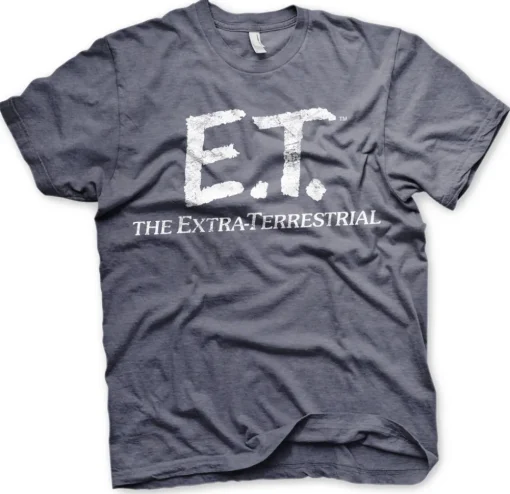 E.T. Extra-Terrestrial Distressed Logo T-Shirt