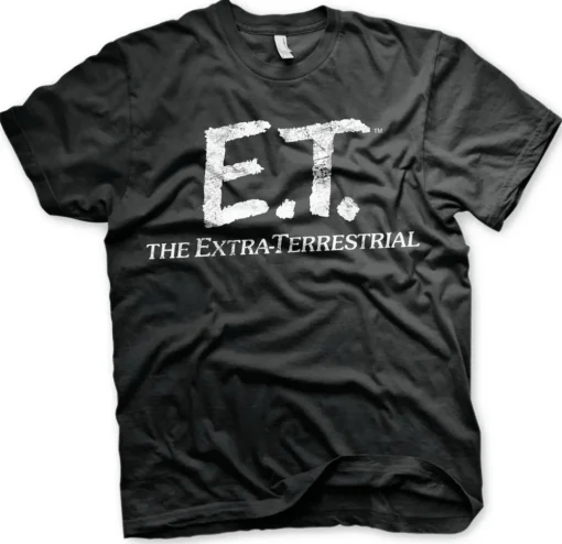 E.T. Extra-Terrestrial Distressed Logo T-Shirt