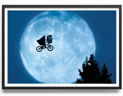 E.T. Moon Scene Poster
