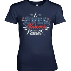 Evel Knievel - American Daredevil Girly Tee