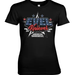 Evel Knievel - American Daredevil Girly Tee
