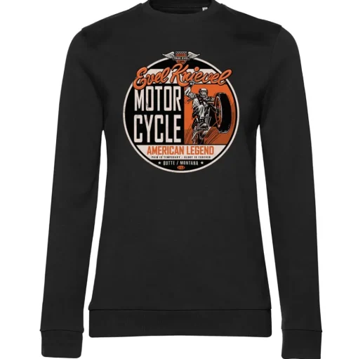 Evel Knievel - American Legend Girly Sweatshirt
