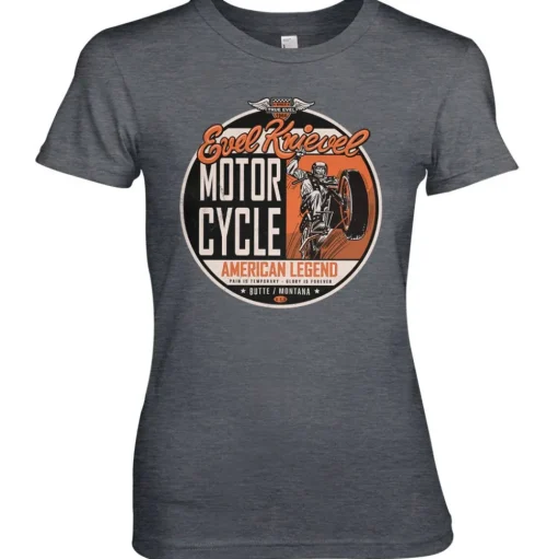 Evel Knievel - American Legend Girly Tee