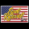 Evel Knievel American Flag Sticker