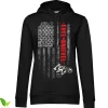 Evel Knievel Flag Girls Hoodie
