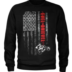 Evel Knievel Flag Sweatshirt