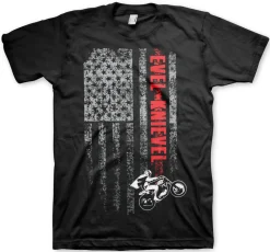 Evel Knievel Flag T-Shirt