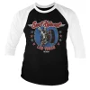 Evel Knievel In Las Vegas Baseball 3/4 Sleeve Tee